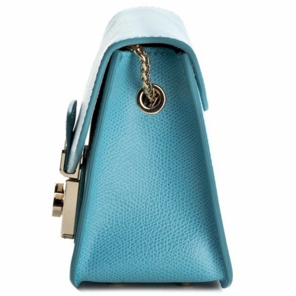 Furla Metropolis small turquoise crossbody bag- nwt - Picture 2 of 13